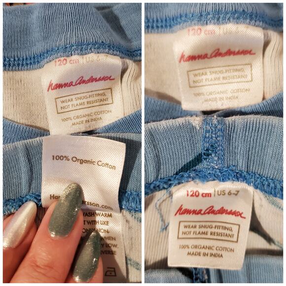 Hanna Andersson Lot of 7 Organic Cotton Printed Pajama Sets Size 6-7 Long Sleeve - Picture 14 of 14